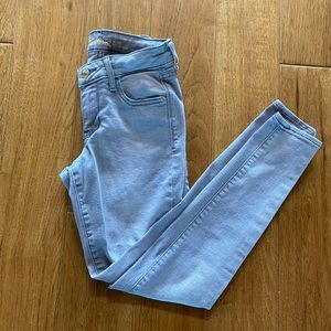 EUC old navy light grey skinny jeans